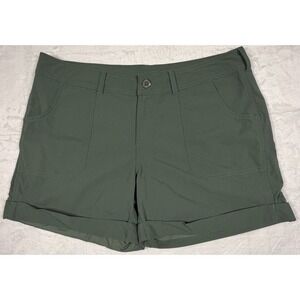 The North Face Women's Hiking Shorts Green Size 12 Outdoor Trail